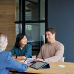 title insurance agent with first time home buyers